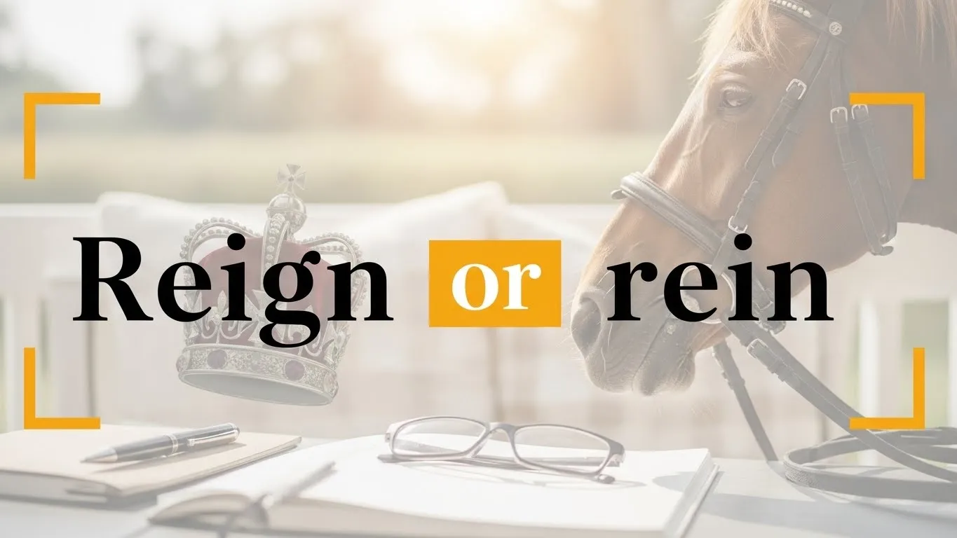 Reign or rein