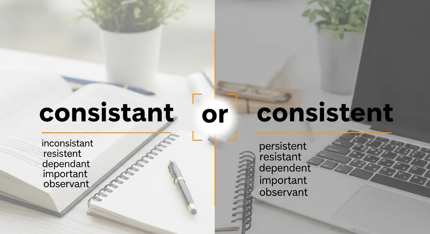 consistant or consistent