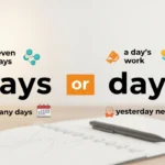 days or day's