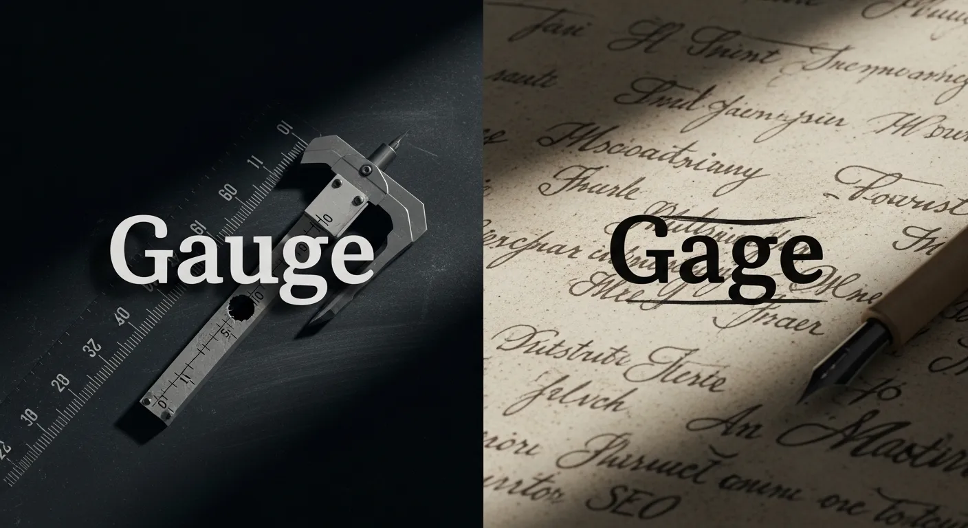 gauge or gage
