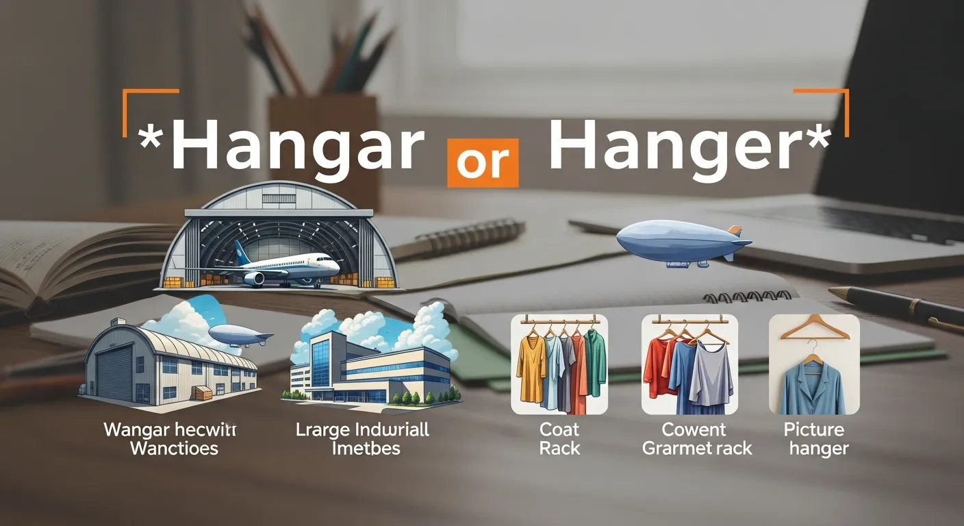 hangar or hanger