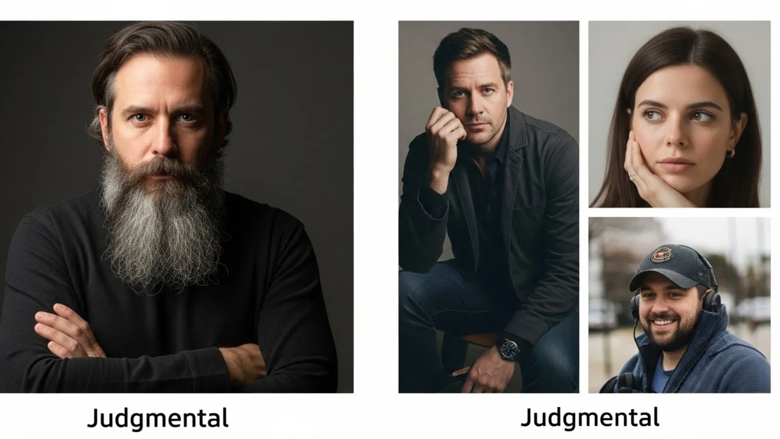 judgemental or judgmental