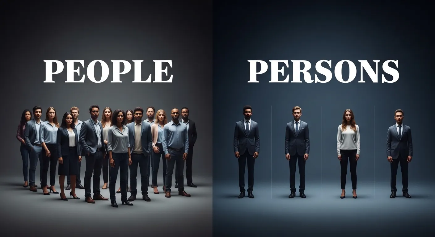 persons or people