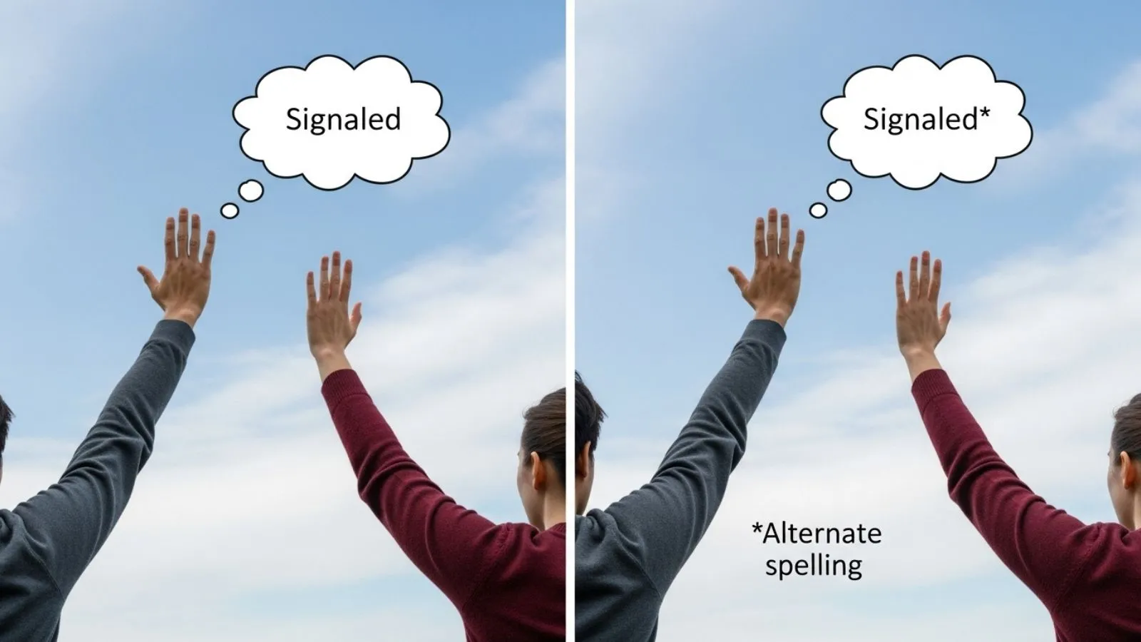 signalled or signaled