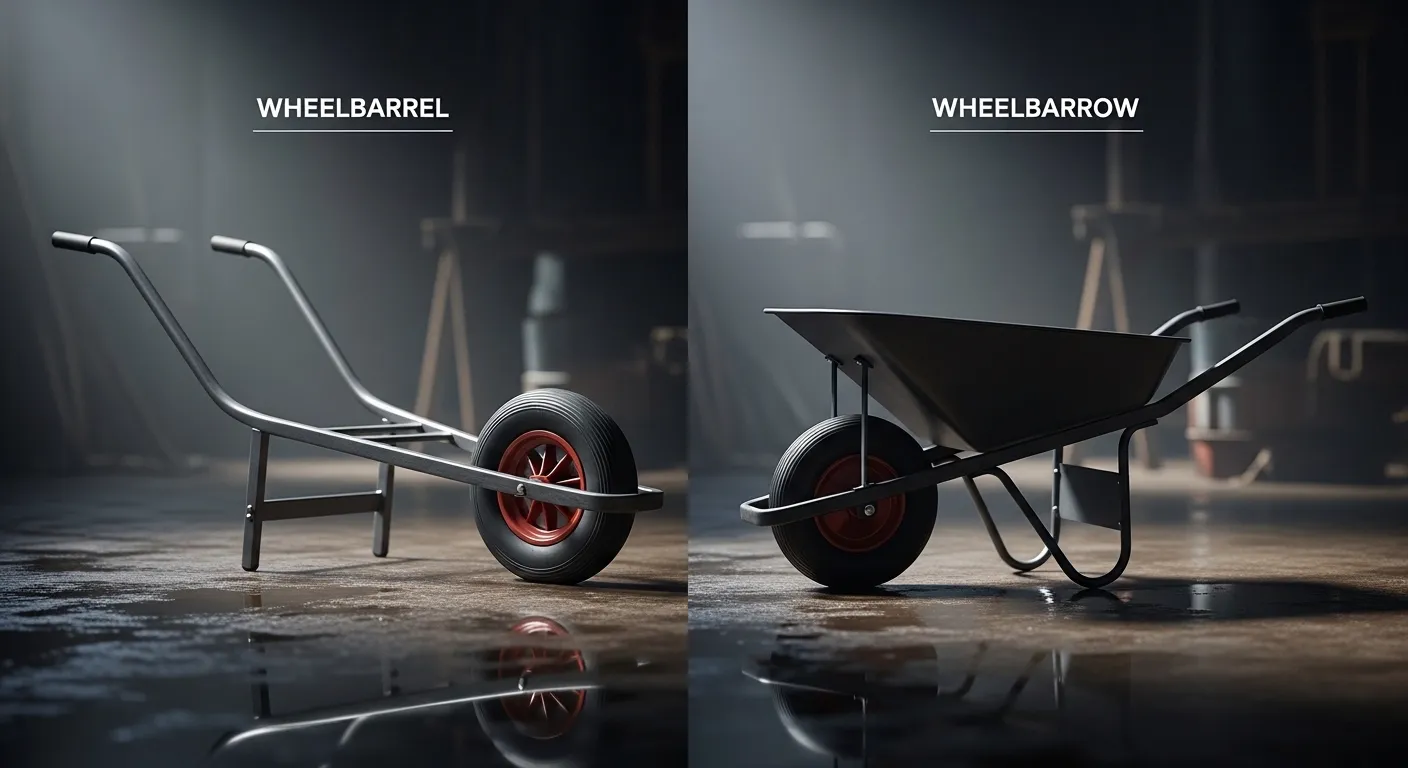 wheelbarrel or wheelbarrow