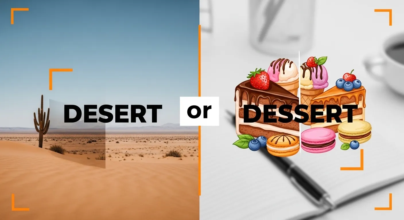 Desert or Dessert