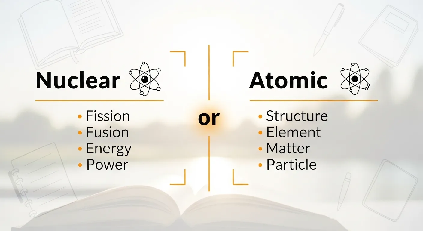 Nuclear or Atomic