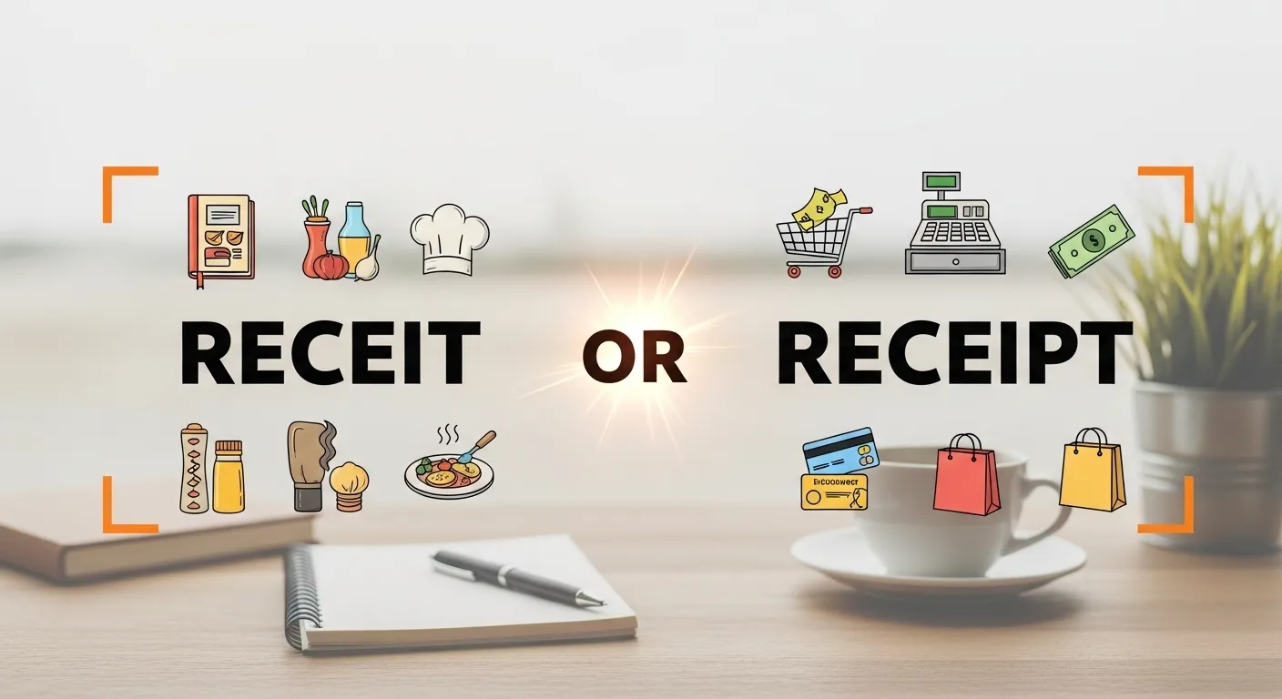 receit or receipt