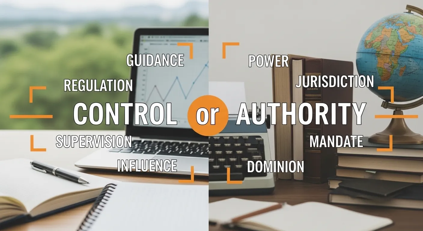 control or authority