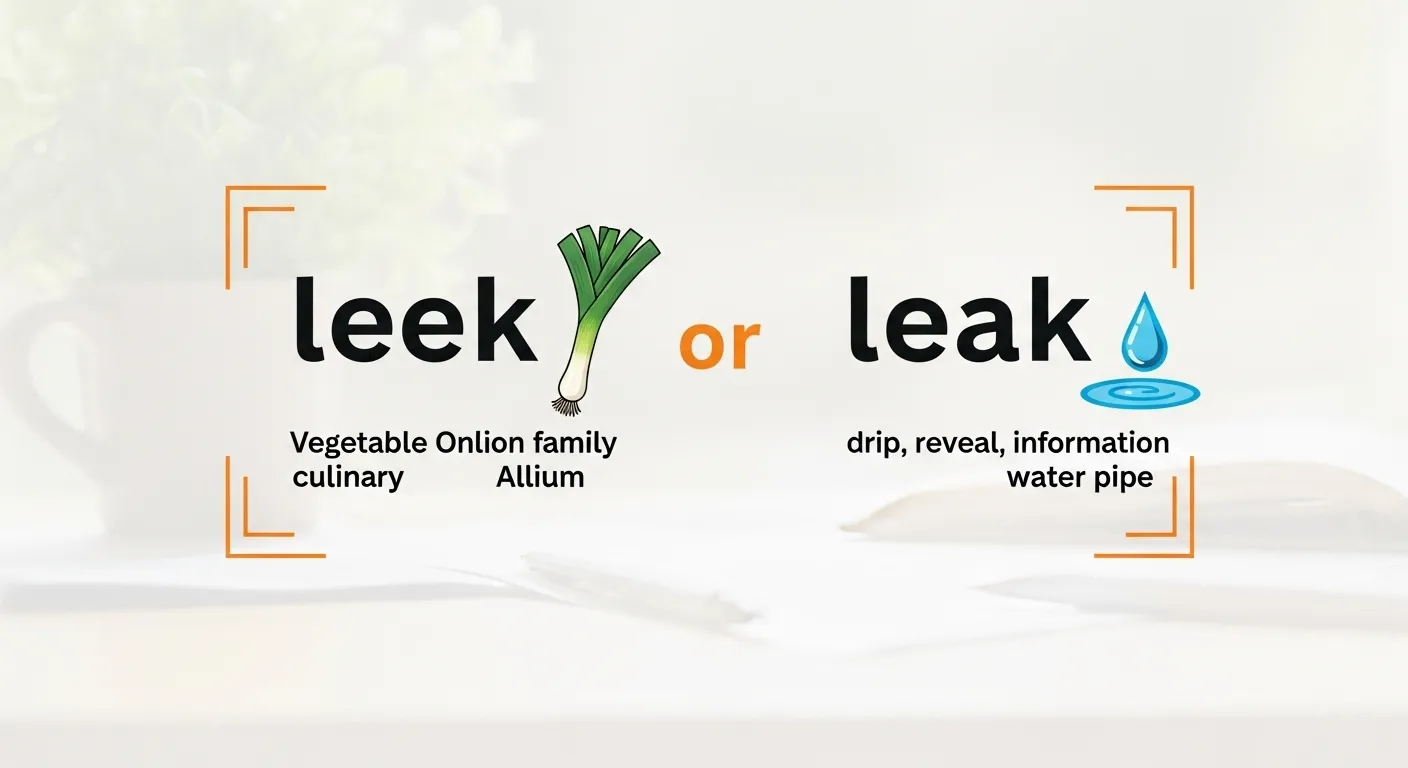 leek or leak