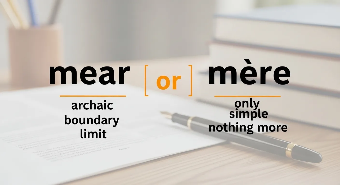 mear or mere