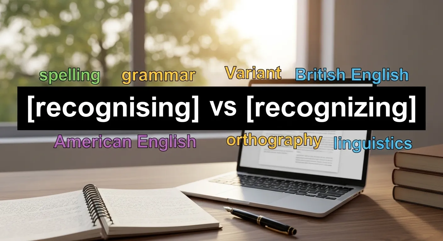 recognising or recognizing