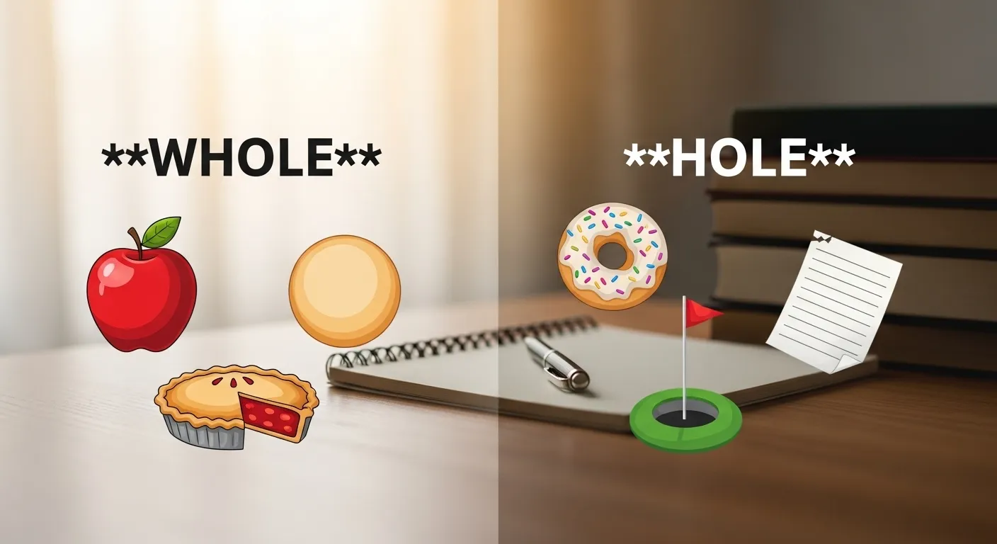 whole or hole