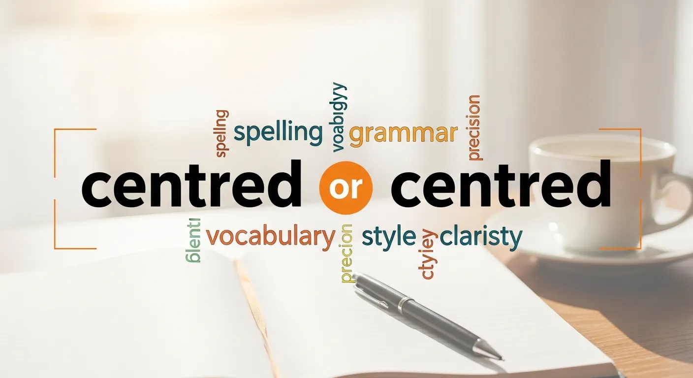 centred or centered