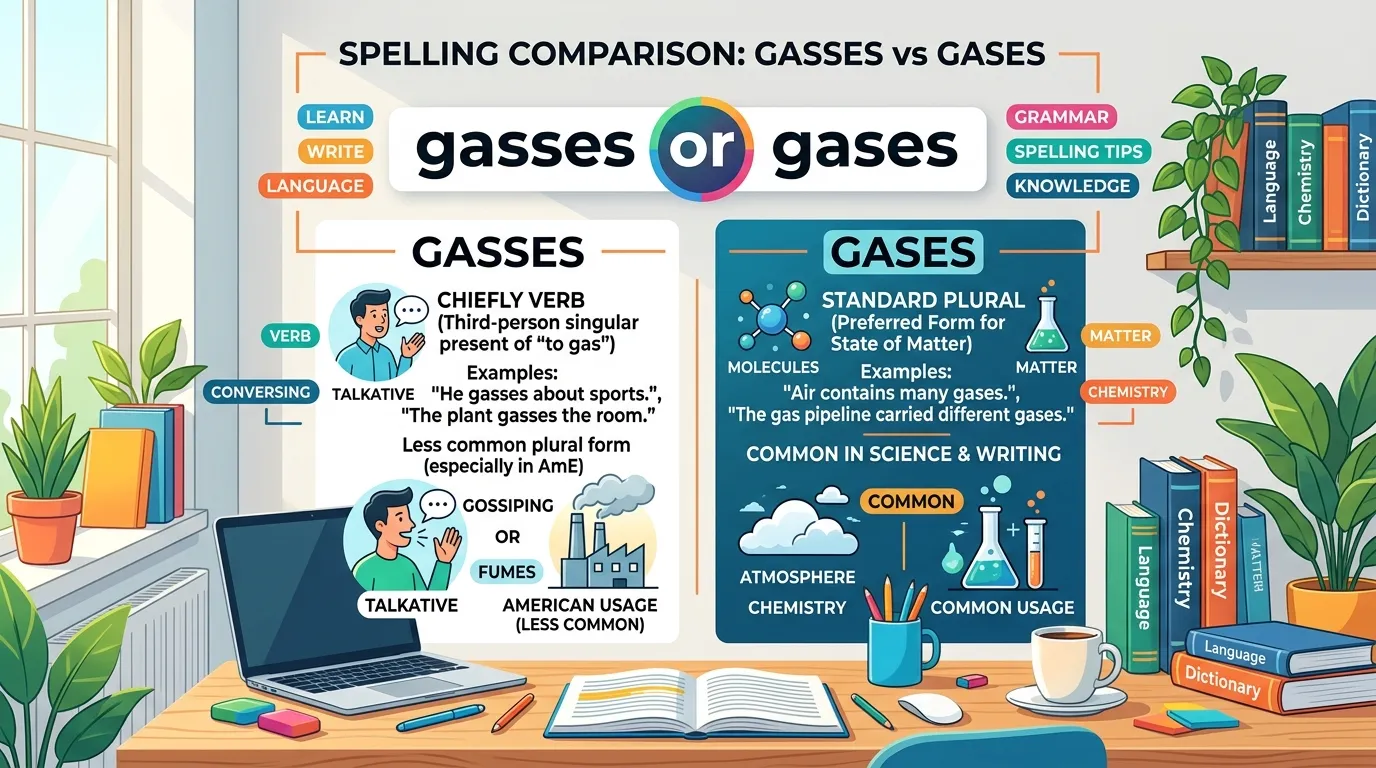 gasses or gases