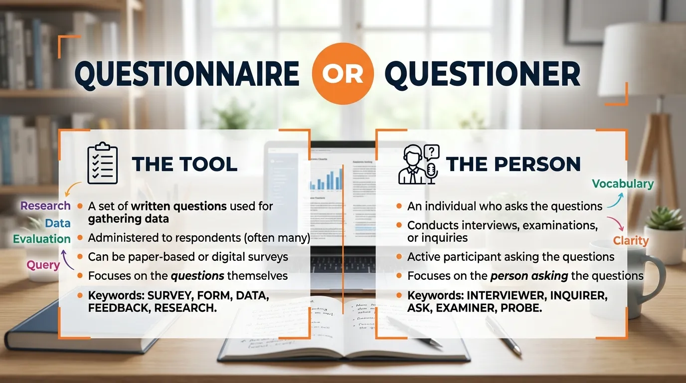 questionnaire or questioner