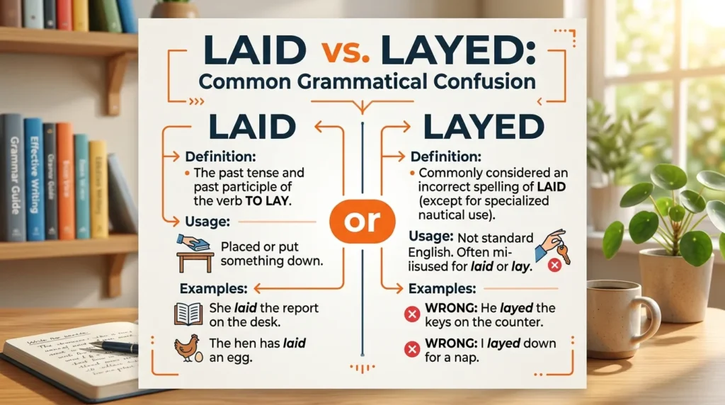Common Mistakes with Laid or Layed