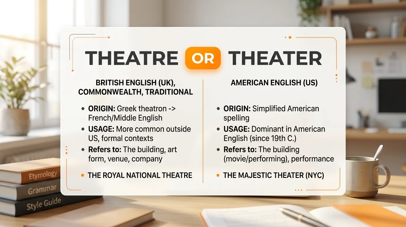 theatre or theater